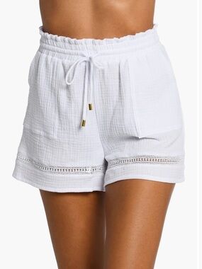 La Blanca Beach Cover Up Cotton Shorts